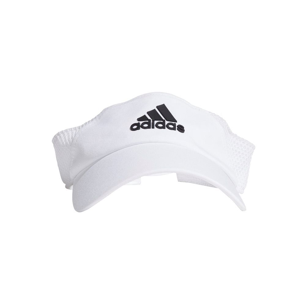 adidas unisex καπέλο aeroready visor  - white