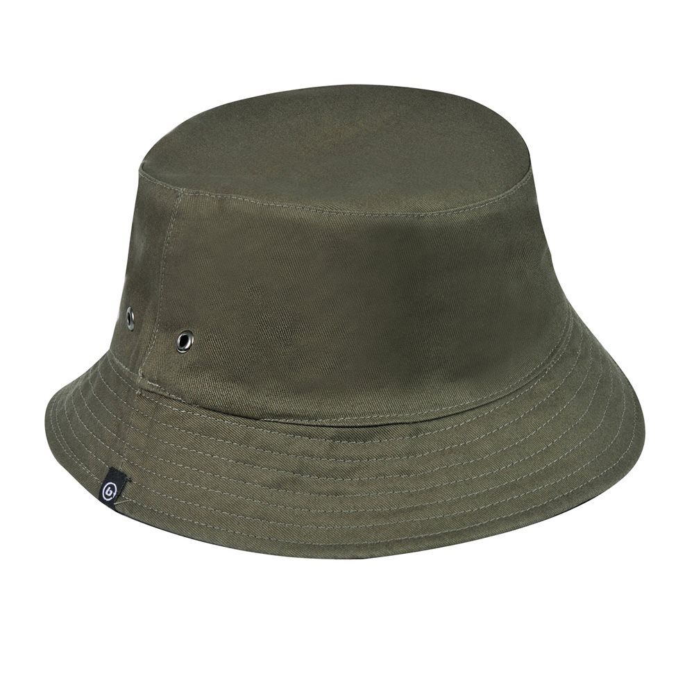 basehit καπέλο bucket hats  - oliv-black