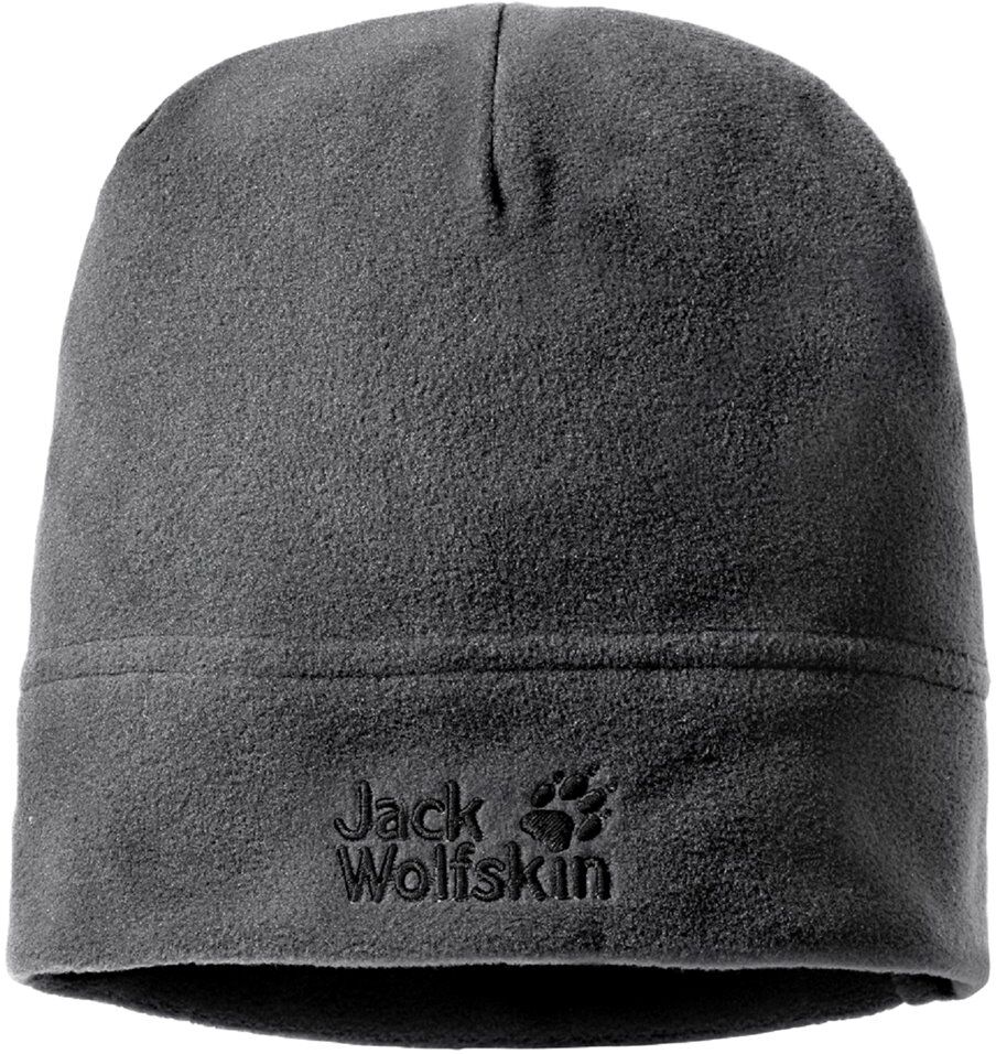 jack wolfskin ανδρικό σκουφάκι real stuff  - grey mel