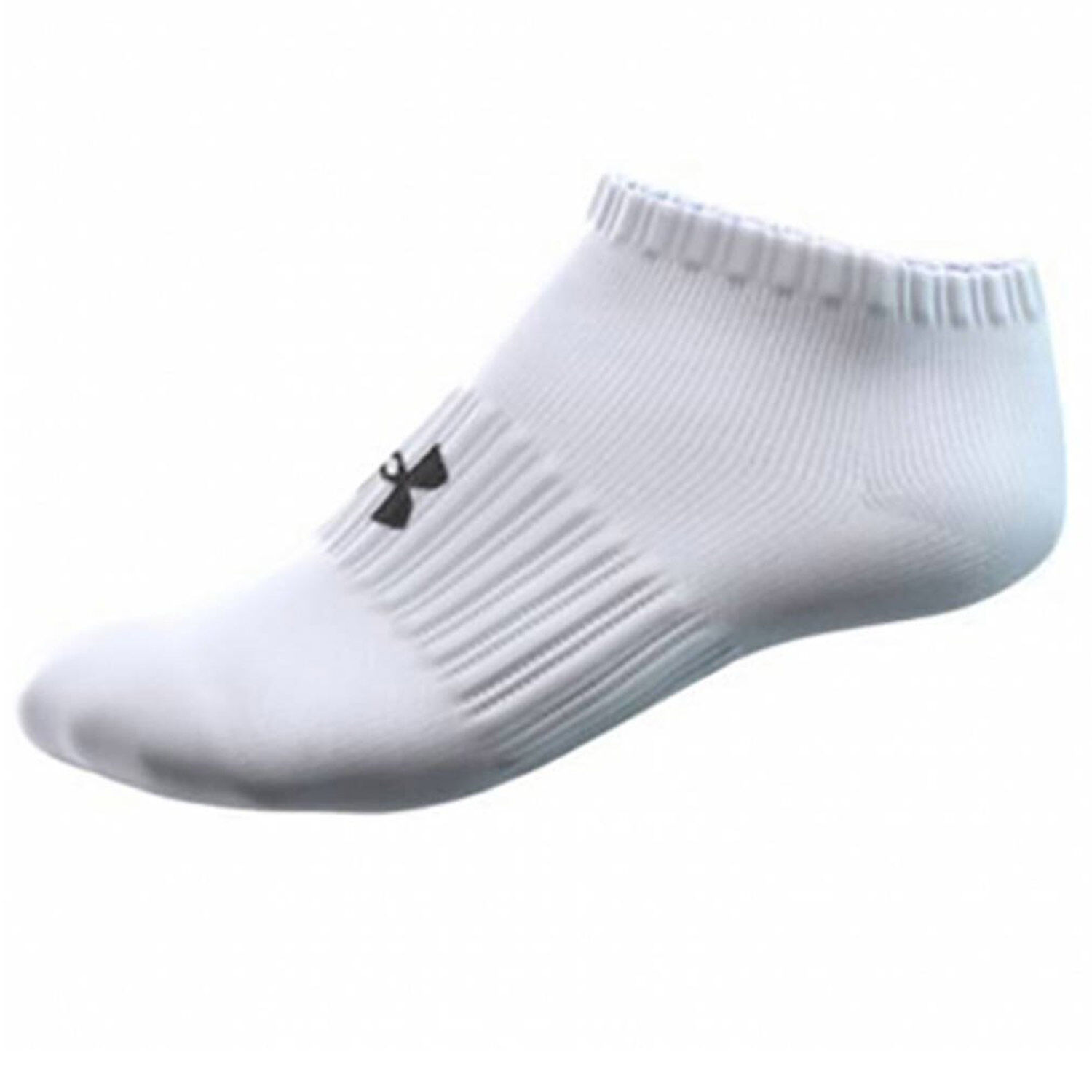 Under Armour Core No Show Socks (1363241-100)