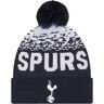 New Era MARL BOBBLE BEANIE TOTTENHAM HOTSPUR Téli sapka, sötétkék, méret