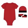 JHN JUMPMAN HAT BDYST BOOTIE - GYM RED(BLACK) - Gyerek - set Jordan - Piros - MJ0041-RK2 - Méret: 6/12M