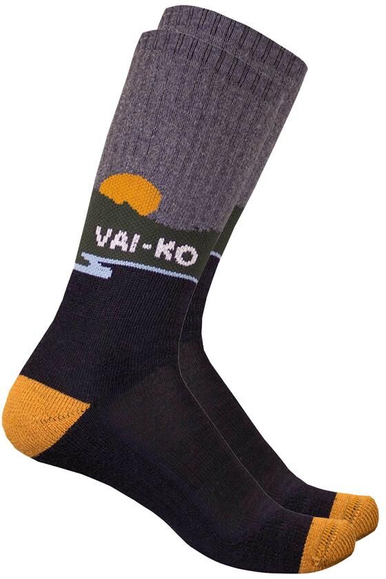 VAI-KØ Kultakero Hike Socks - Merino Wool, Navy / 35-38