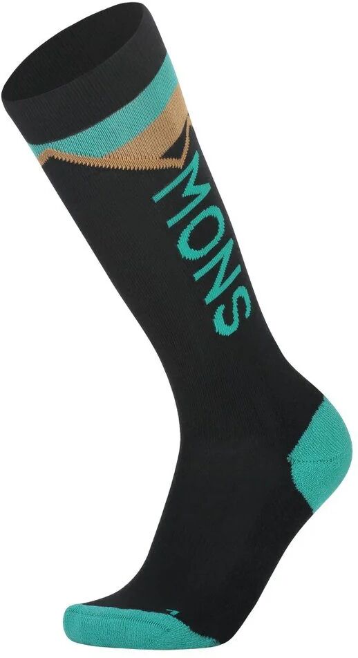 Mons Royale Men's Lift Access Sock - Merino Wool, Marina / Black / M (42-44)