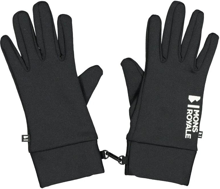 Mons Royale Unisex Elevation Gloves, Black / M