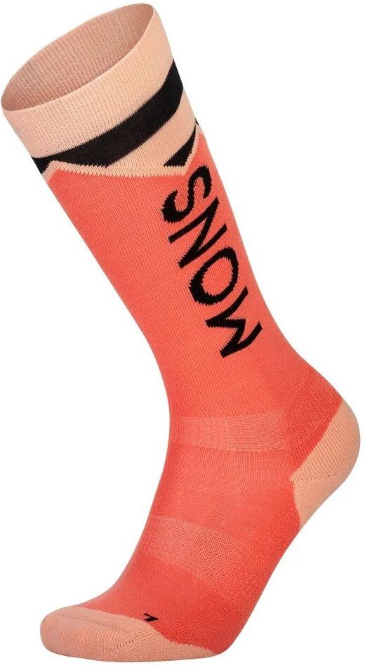 Mons Royale Women's Lift Access Sock - Merino Wool, Hot Coral / M (38-40)