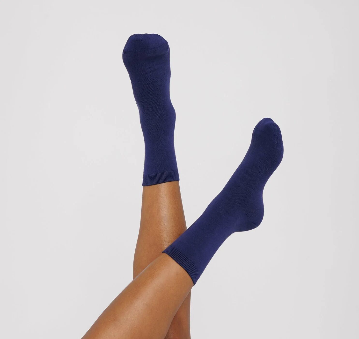 Organic Basics Women's Organic Cotton Socks 2-pack, Cobalt / 35-38