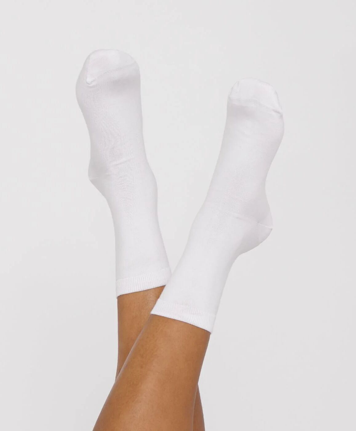 Organic Basics Women's Organic Cotton Socks 2-pack, White / 35-38