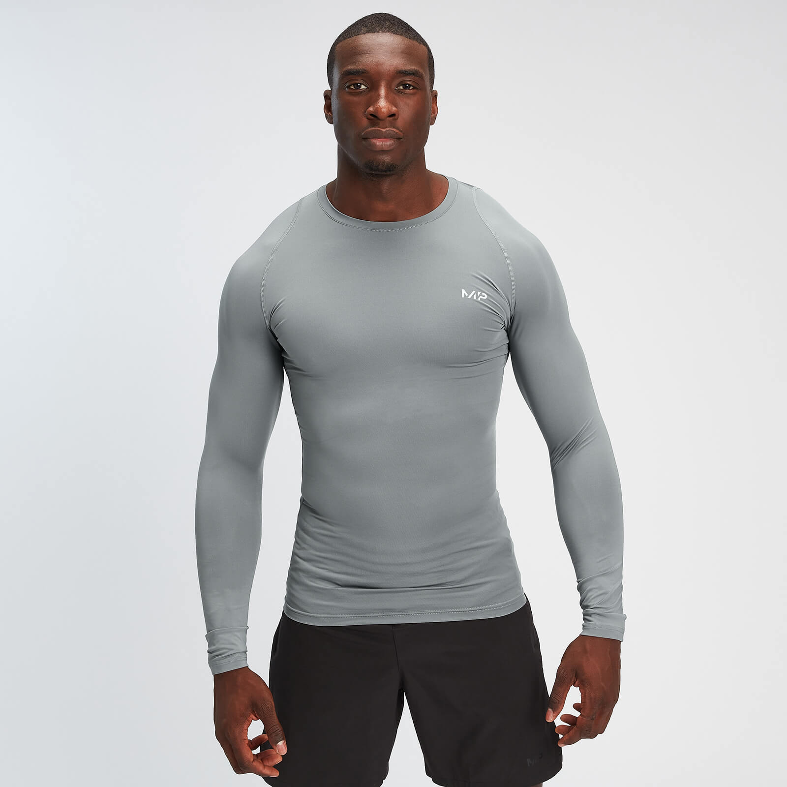 MP Men's Training Long Sleeve Baselayer - Storm - XS