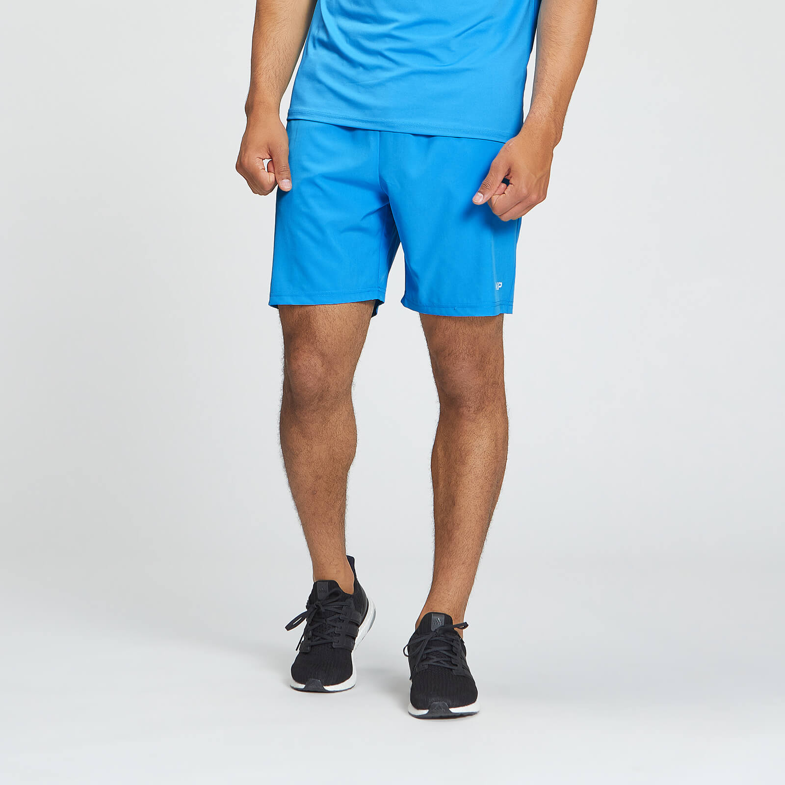 MP Men's Tempo Graphic Shorts - Bright Blue - S