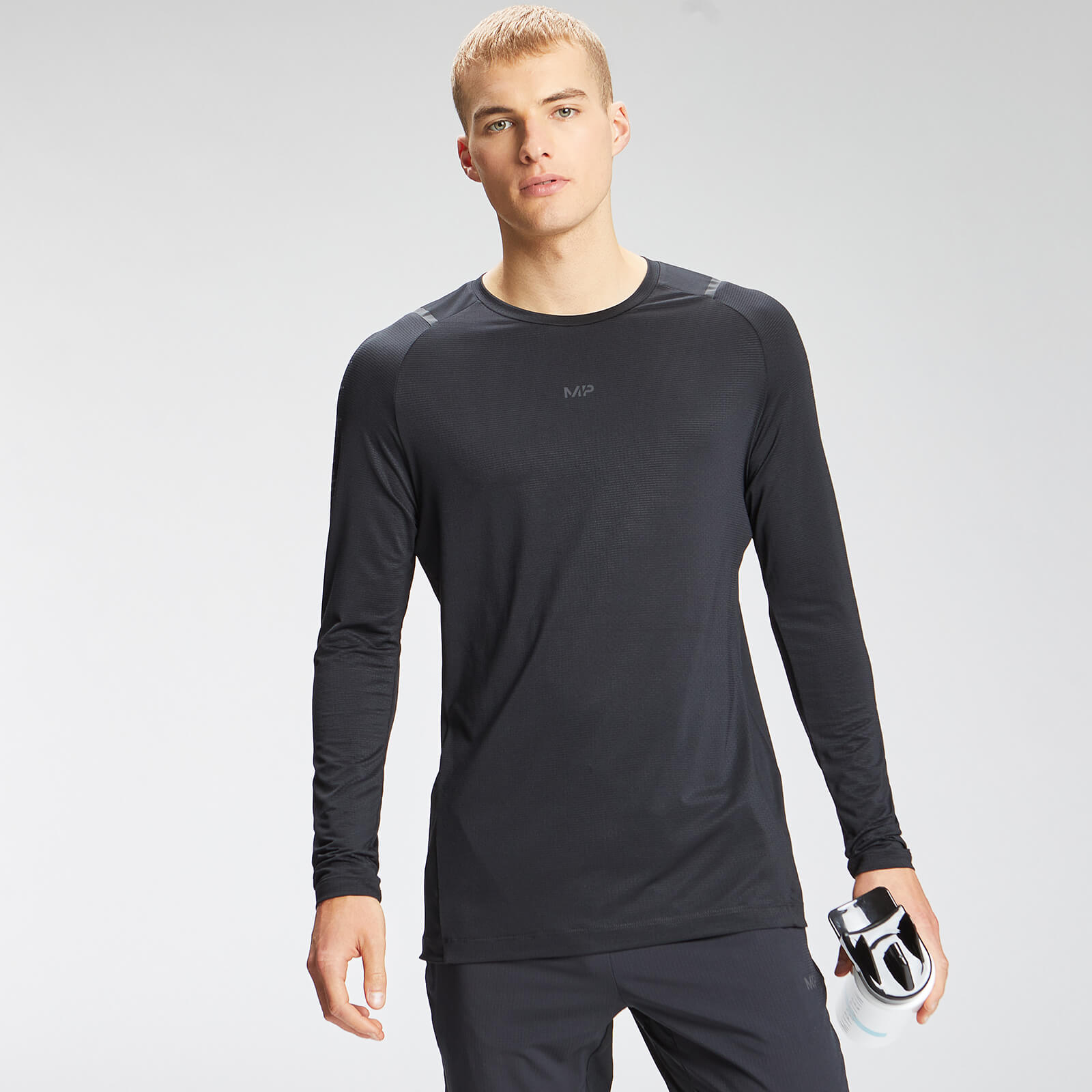 MP Men's Velocity Long Sleeve Top - Black - S