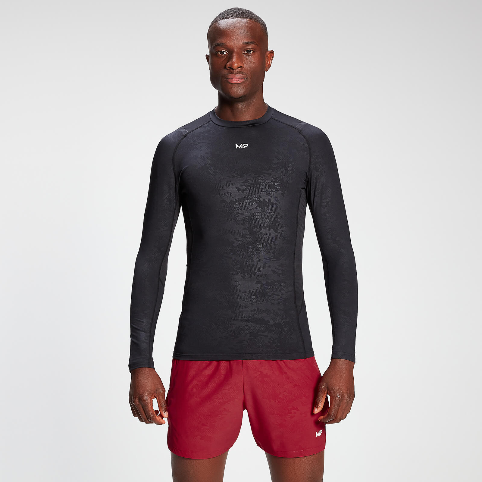 MP Men's Engage Long Sleeve Baselayer - Black - XL