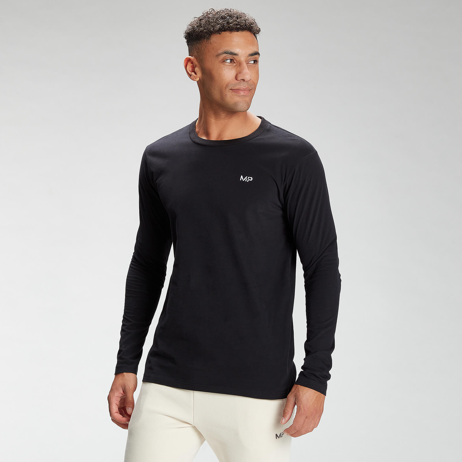 MP Men's Long Sleeve Top - Black - XS