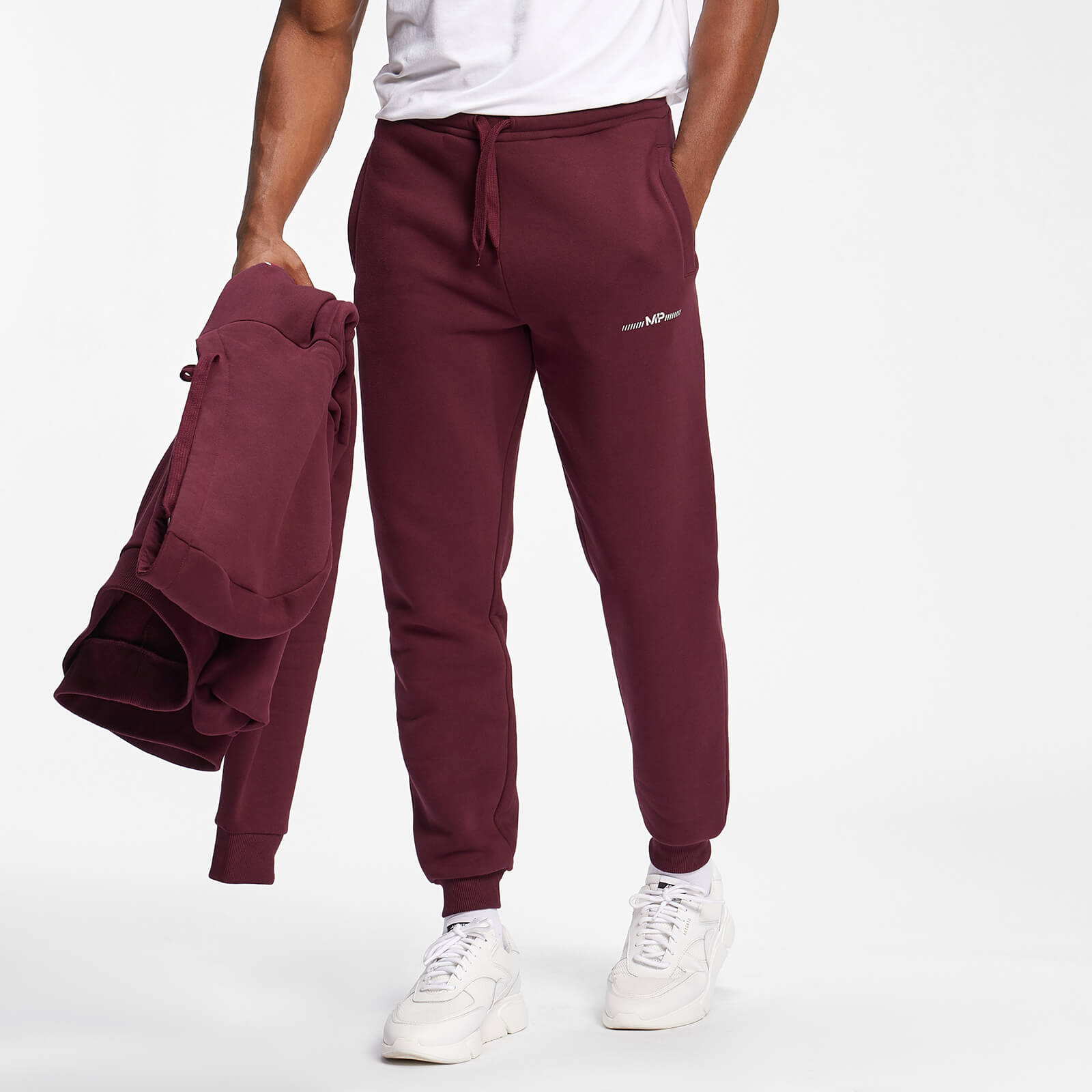 MP Men's Mini Mark Graphic Joggers - Merlot - XS