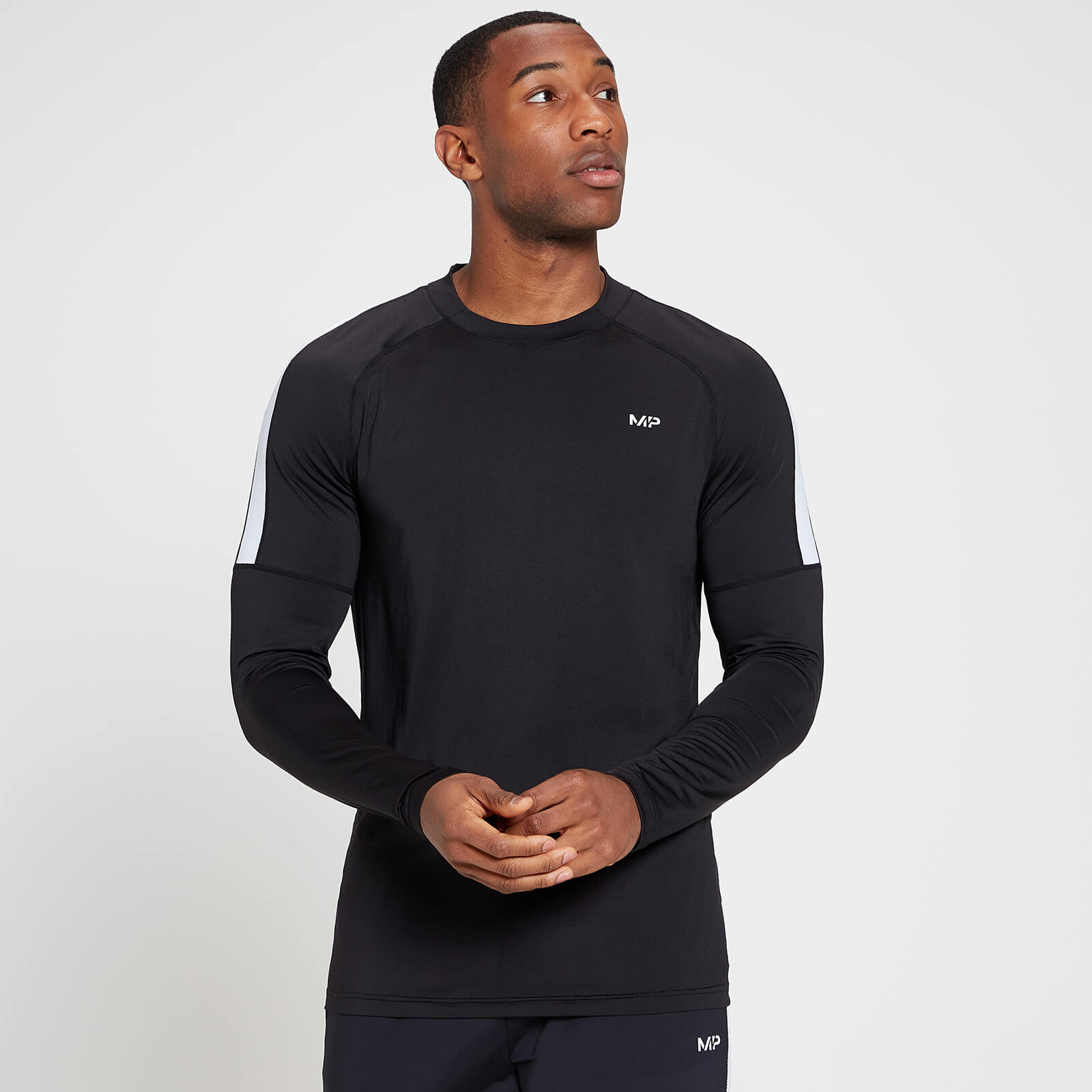 MP Men's Tempo Long Sleeve Top - Black - XS