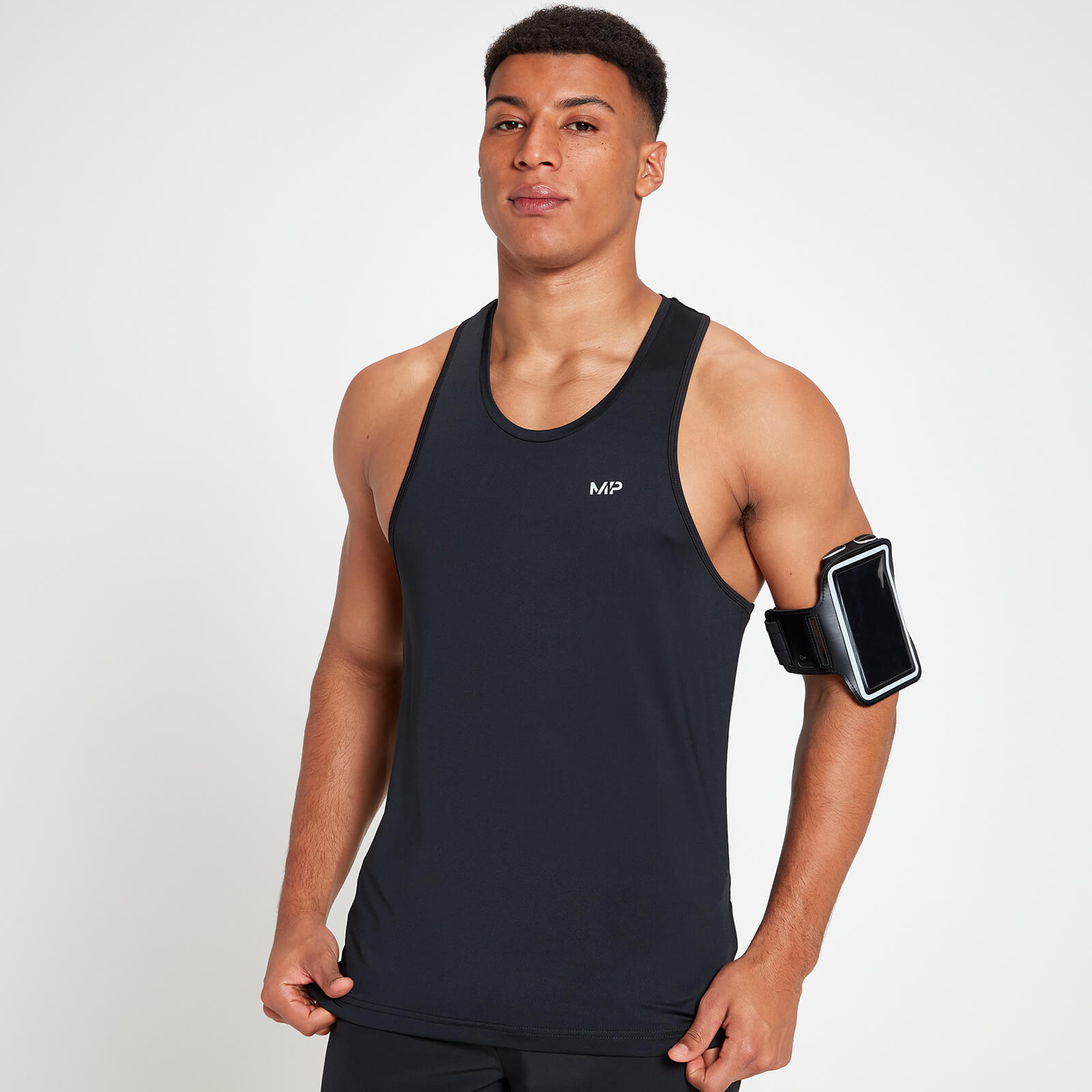 MP Men's Velocity Stringer Vest - Black - XXL