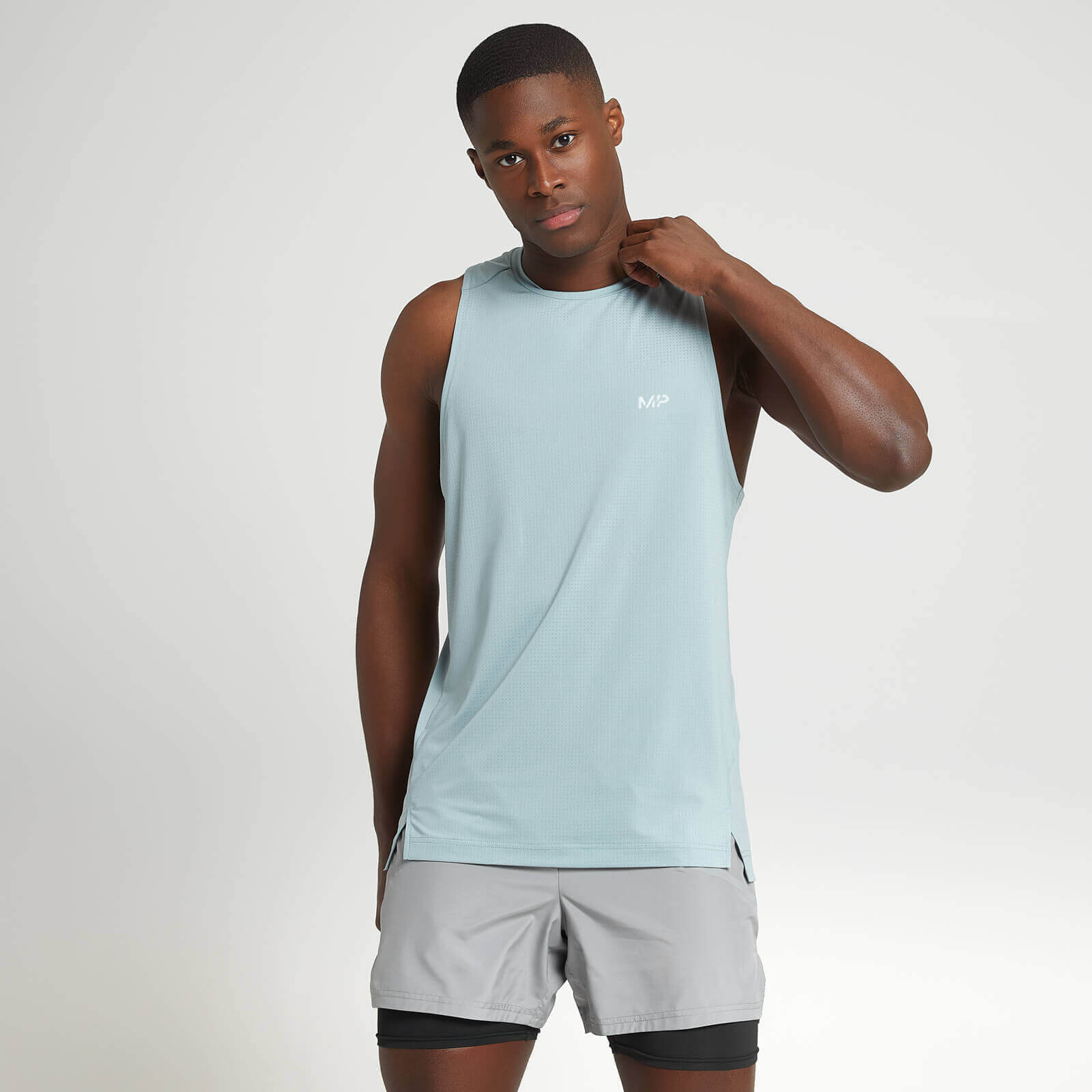 MP Men's Velocity Ultra Tank Top - Ice Blue - XXXL