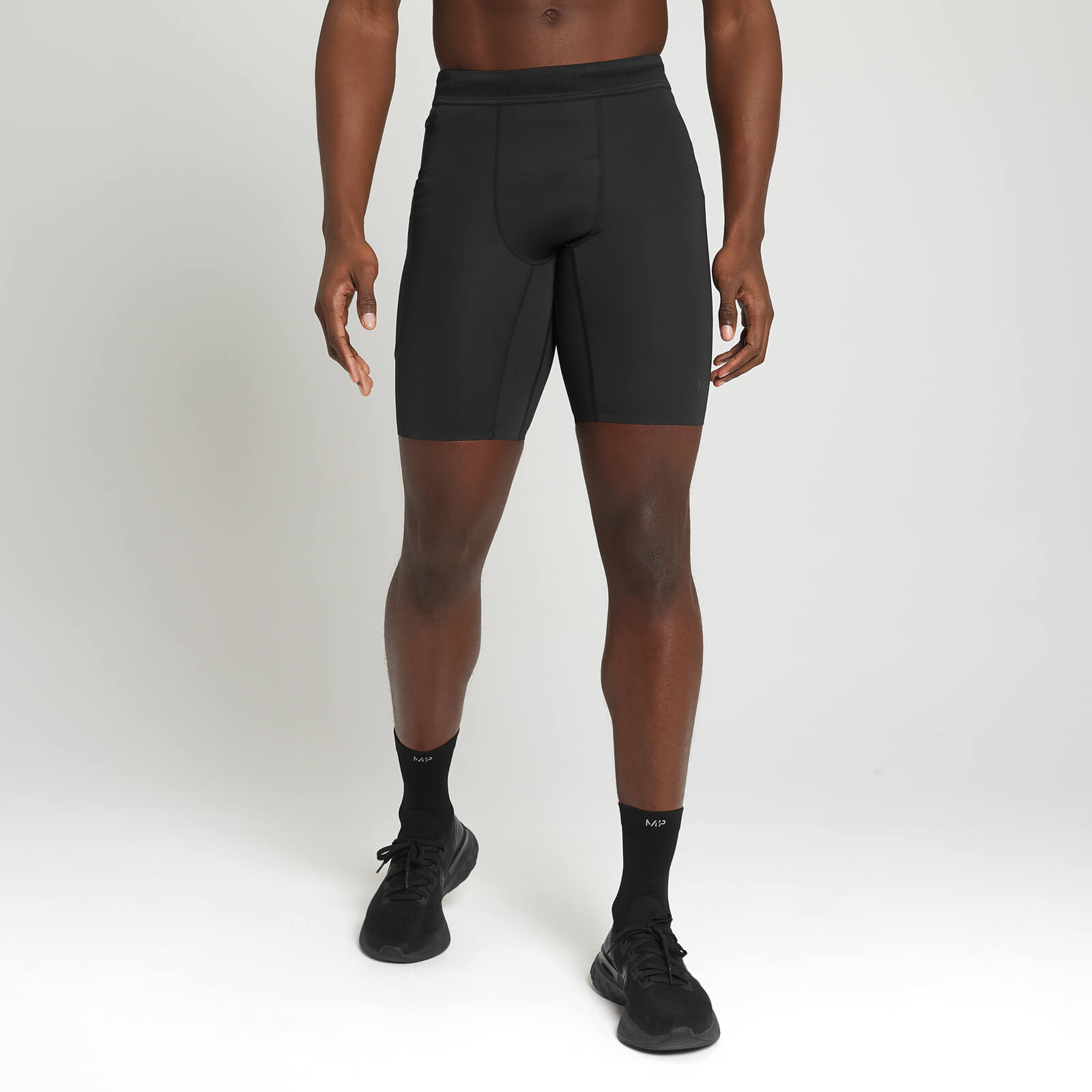 MP Men's Velocity Ultra Half Tights - Black - XXS