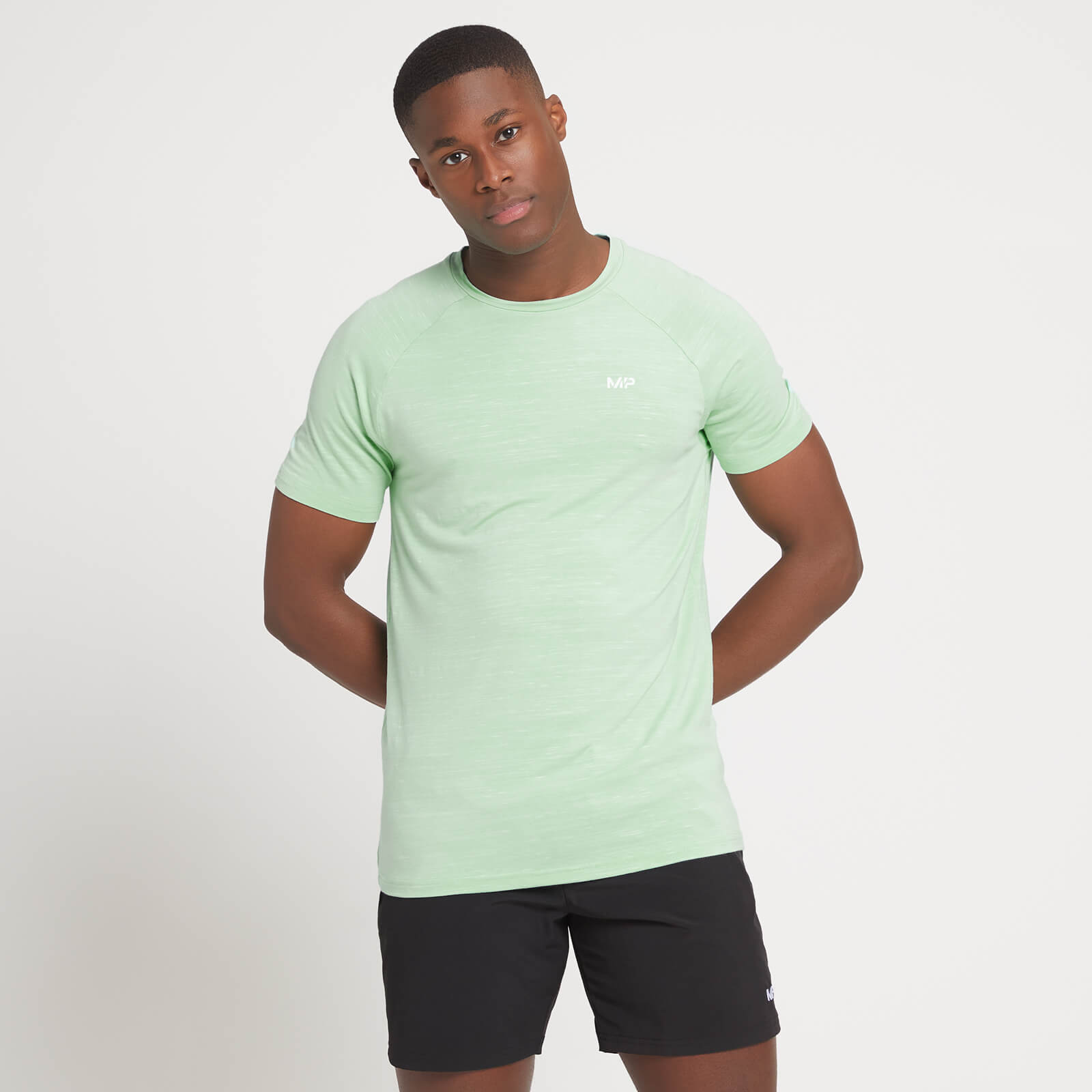 MP Men's Performance Short Sleeve T-Shirt - Mint Marl - XXXL