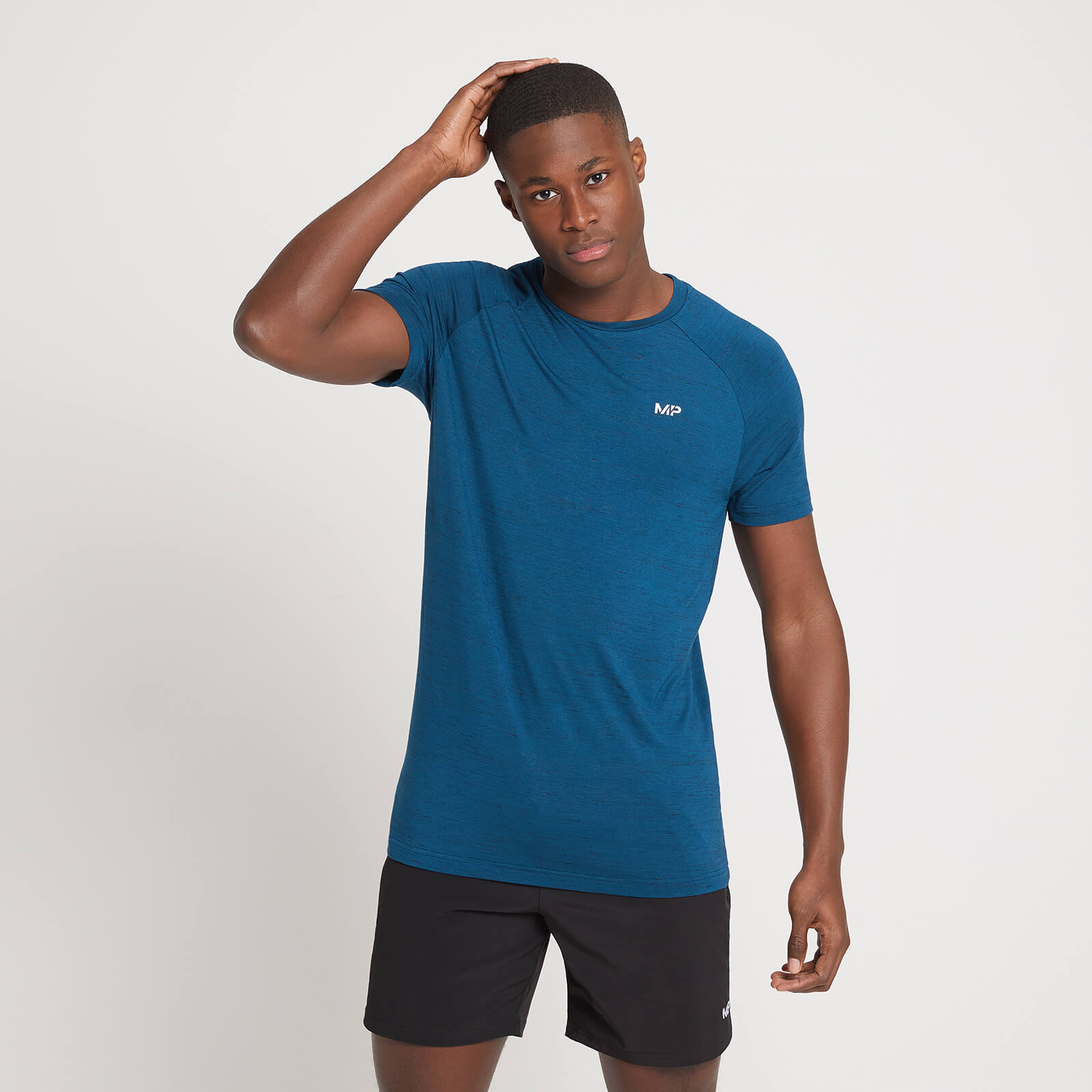 MP Men's Performance Short Sleeve T-Shirt - Poseidon Marl - M