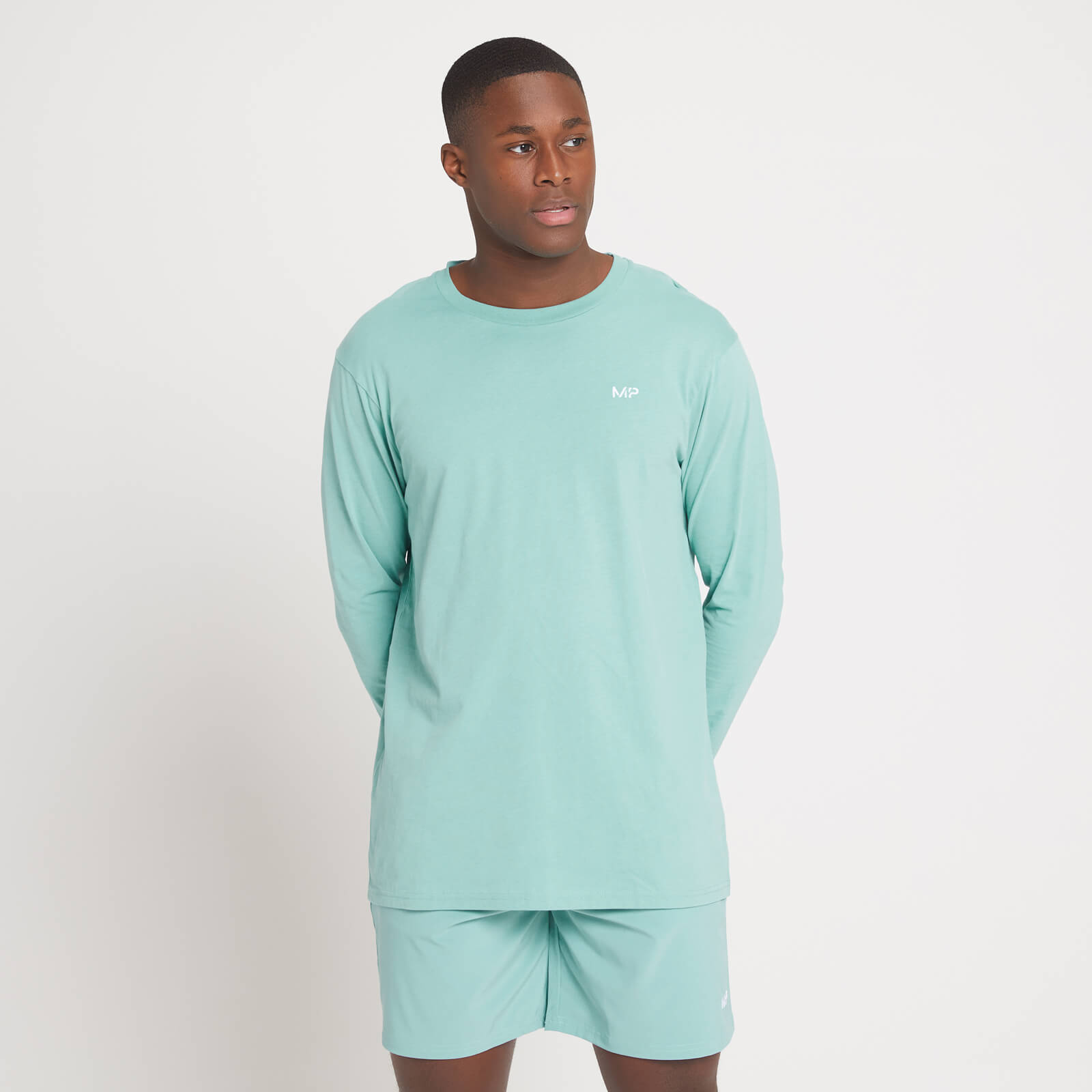 MP Men's Long Sleeve Top - Smoke Green - L