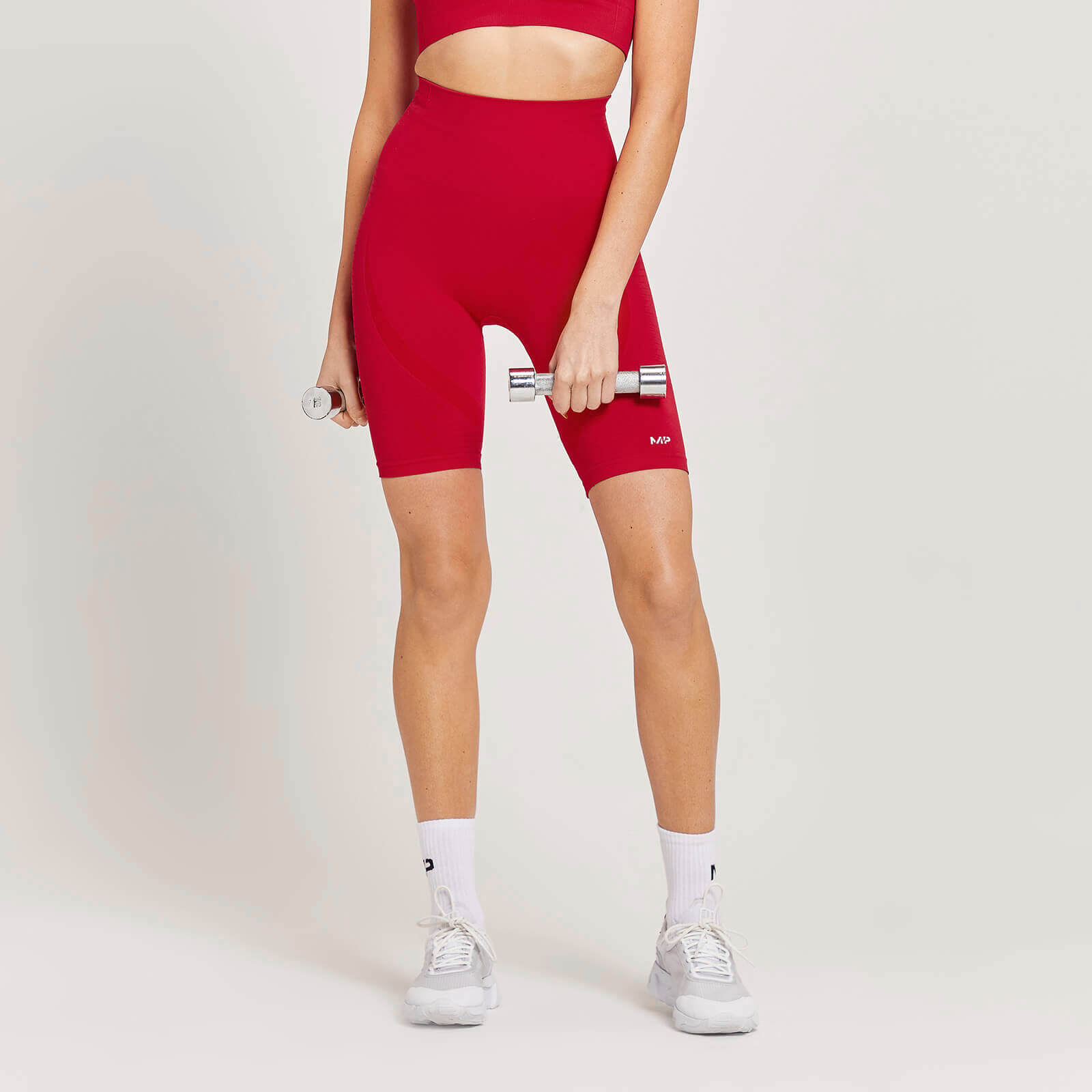 MP Women's Tempo Seamless Cycling Shorts - Danger  - XXL