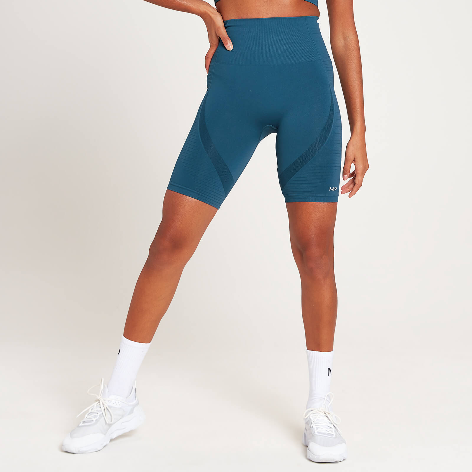 MP Women's Tempo Seamless Cycling Shorts - Dust Blue  - XXS