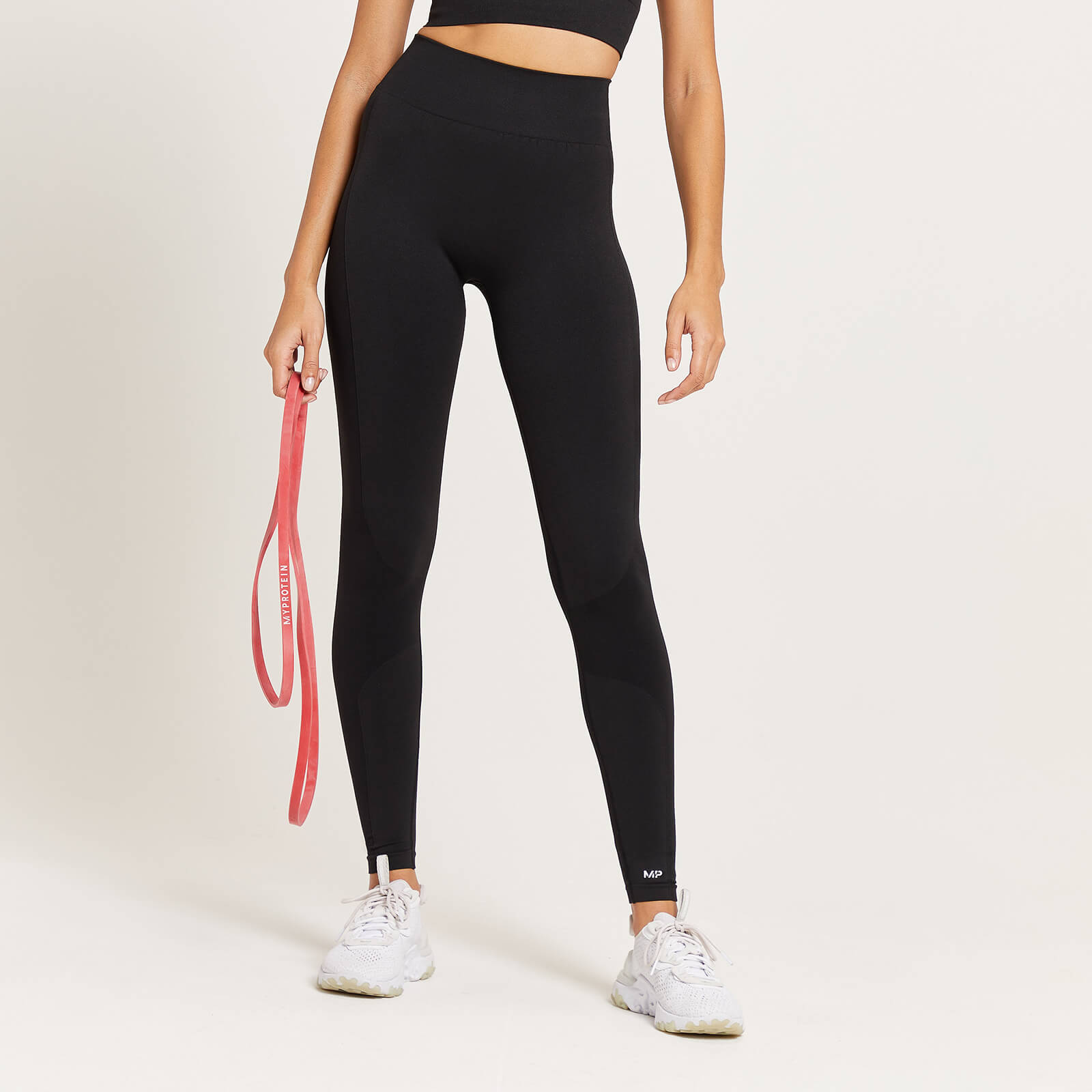 MP Women's Curve High Waisted Leggings - Black  - L