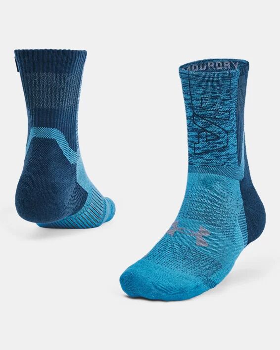 Under Armour Unisex UA ArmourDry™ Run Crew Socks Blue Size: (MD)