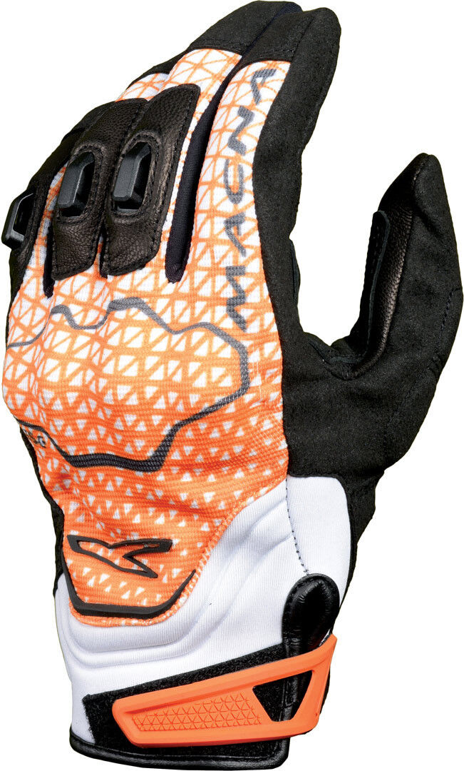 Macna Assault Gloves  - Black White Orange