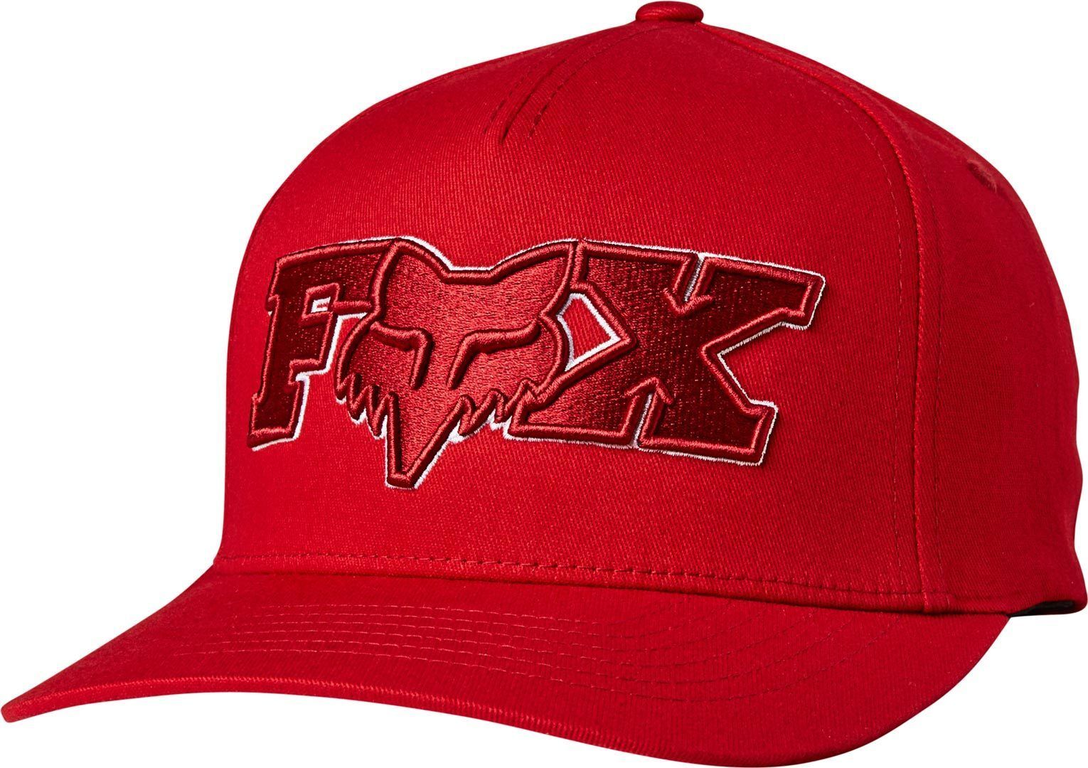 Fox Ellipsoid Flexfit Cap  - White Red
