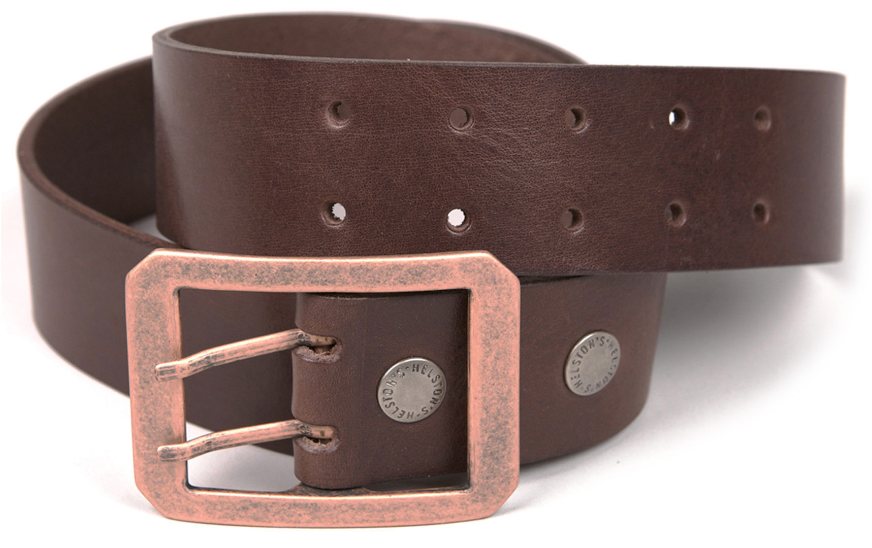 Helstons Double D Belt  - Brown