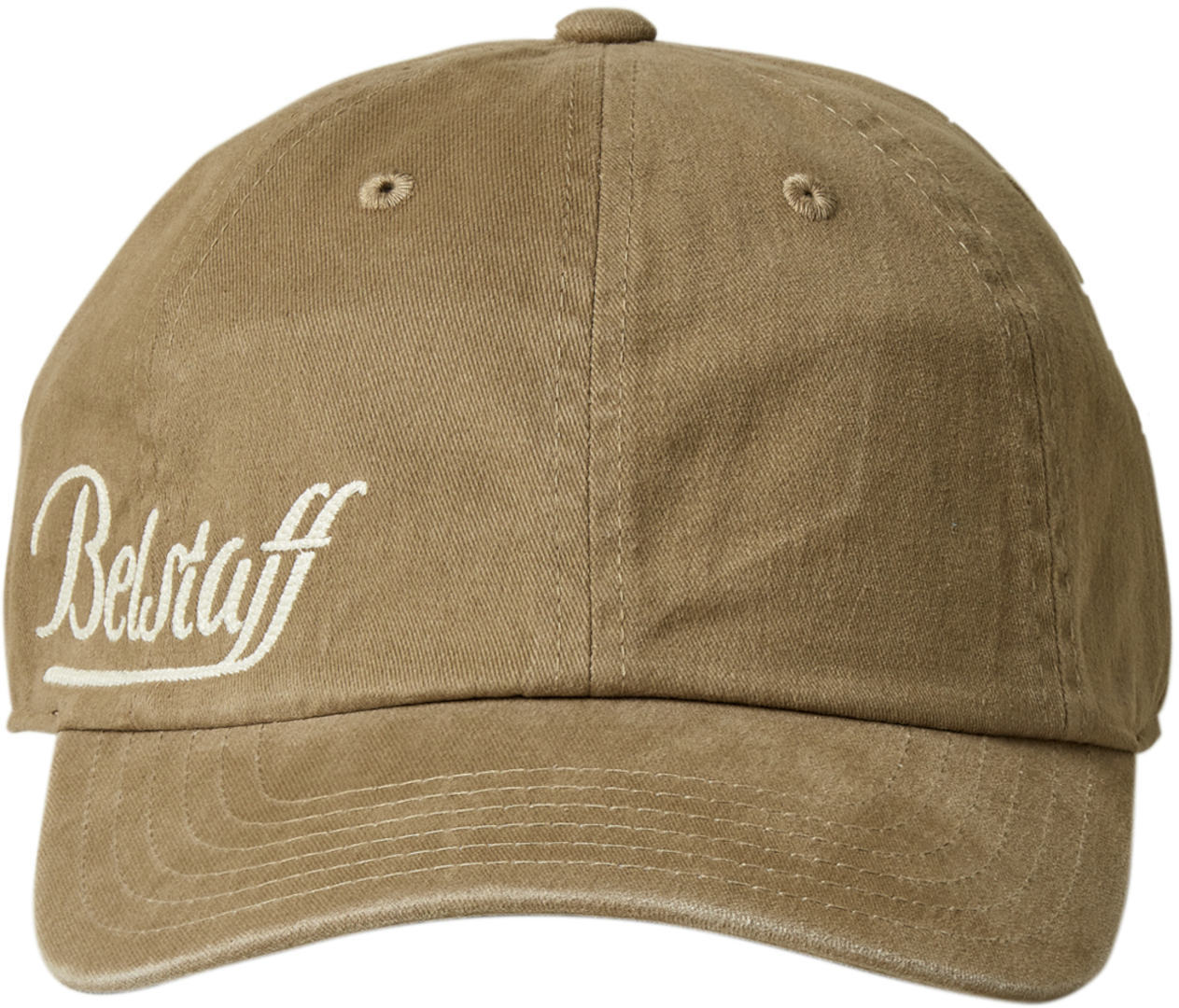 Belstaff Script Logo Cap  - Green Brown
