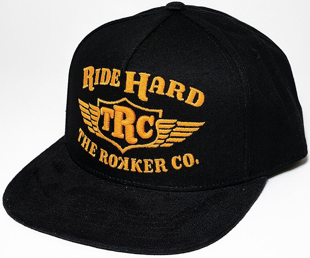 Rokker Ride Hard Snapback Cap  - Black Yellow