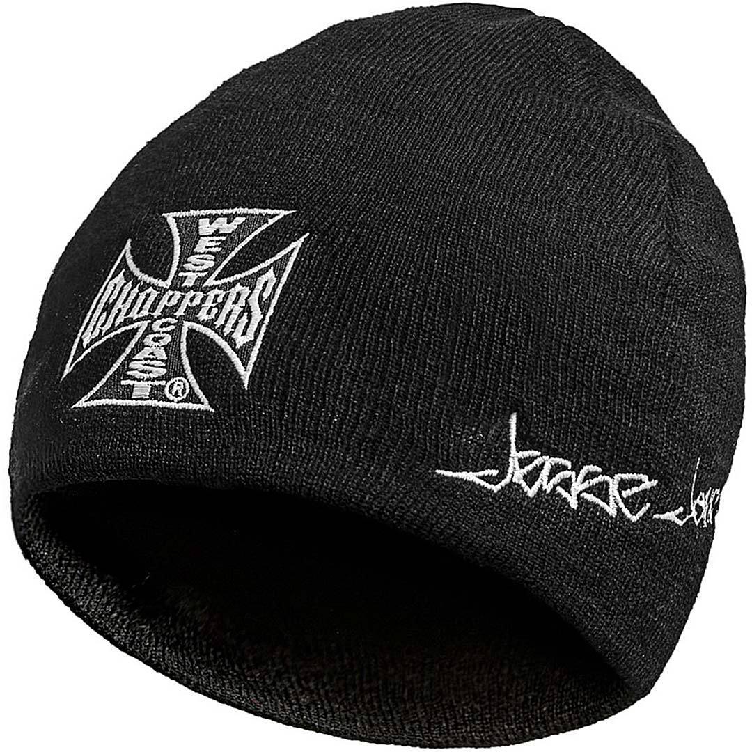 West Coast Choppers Og Classic Basic Beanie  - Black