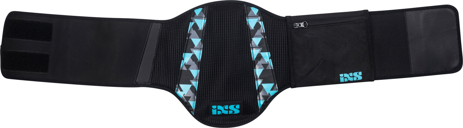 Ixs Shaped Ladies Kidney Belt  - Black Blue