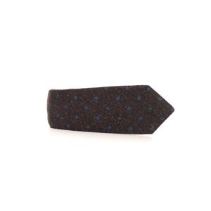 Kiton Cravatta Marrone Uomo UNI