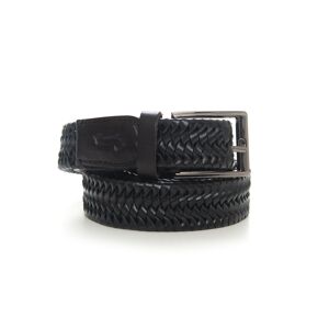 Harmont & Blaine Cintura a treccia Nero Uomo 54