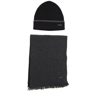 Boss Set Sciarpa e Cappello MIND-SET Nero Uomo UNI