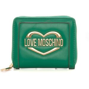 Love Moschino Portafoglio piccolo zip around Verde Donna UNI