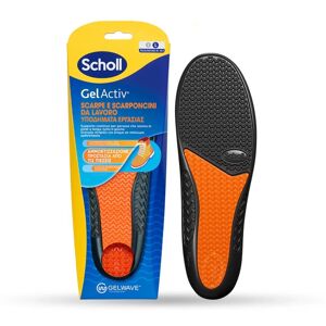 Scholl GelActiv - Solette in gel per Scarpe e Scarponcini da Lavoro Taglia L