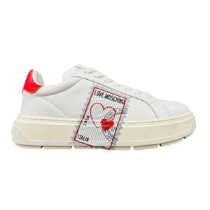 Love Moschino Scarpa Donna Art. Ja15254g1hi BIANCO+ROSSO