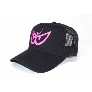 Cappellino Berik Mid Visor Collection Nero Occhio Fucsia taglia unica