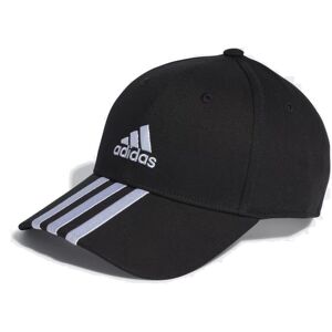 adidas Cappello Berretto Nero Baseball 3 stripes Cotone