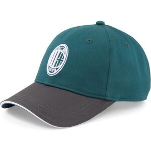 Puma Ac Milan Cappello Berretto Unisex Verde Cotone ARCHIVE BaseBall