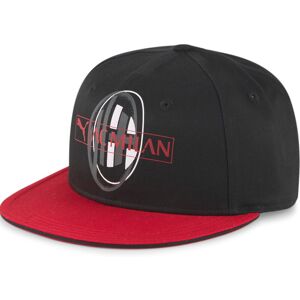 Puma Ac Milan Cappello Berretto Nero Legacy 2023 Flat Snapback