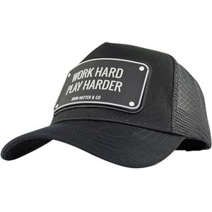 John Hatter Work Hard Play Harder - cappellino Black