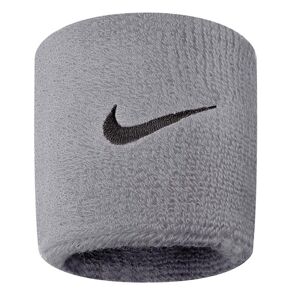 Nike Swoosh - polsini tergisudore Silver/Black One size