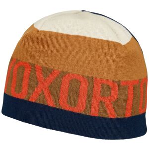 Ortovox Patchwork - berretto Orange/Dark Blue
