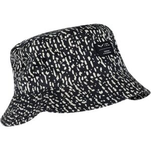 Salewa Puez Hemp Brimmed Print - cappellino Black/White 58